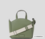 Bolso Karl mediano perforado verde